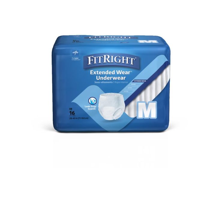 FitRight Extended Wear Overnight Protective Underwear 40-56" 14ct