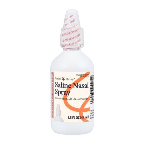 Foster & Thrive Saline Nasal Spray - Nasal Decongestant 1.5oz