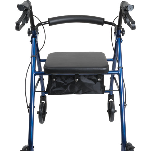 Aluminum Rollator w/Loop Brake Blue  4-Wheel