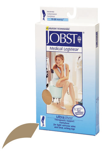 Jobst Ultrasheer 15-20mmHG Pantyhose Honey Medium
