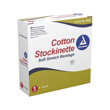 Dynarex Cotton Stockinette 2" x 25 yds