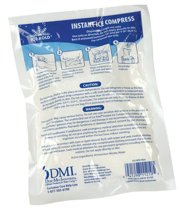 Instant Cold Packs - Each 5"x9"