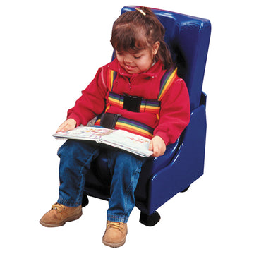 Skillbuildersõ 2-piece Mobile Floor Seat  X-Lge w/Wood Base