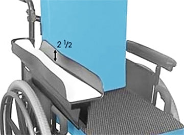 Arm Trough  Reversible w/Adj Height Bracket