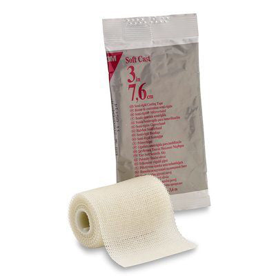 3M Scotchcast Soft Cast Tape 3" x 4 yd. White Bx/10