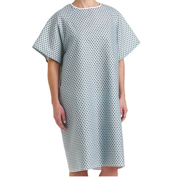 Patient Gowns  Each  OSFM Royale 2-Tone Print
