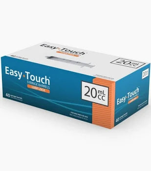 EasyTouch® Syringe Barrels 20 mL 48ct