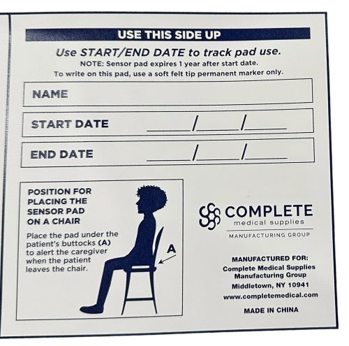 ALARM ALERT Chair Sensor Pad 7  x 15   1 Year  by Blue Jay