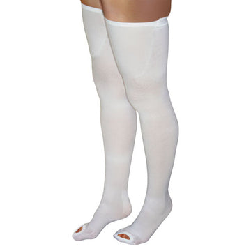 Anti-EmbolismStockings Md/Shrt 15-20mmHg Thigh Hi  Insp. Toe