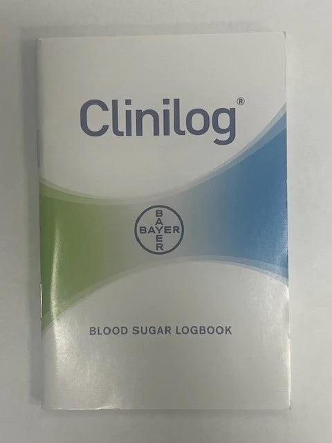 Bayer CliniLog Glucose Log Book