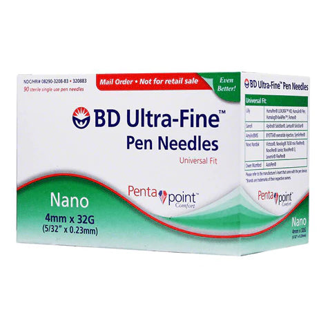 Becton Dickinson Nano Ultra Fine Pen Needles