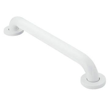 Moen Grab Bar  18  SecureMount White  Concealed Screws