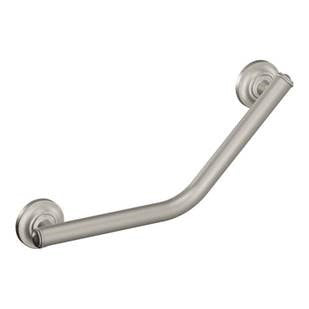 Moen Angled Grab Bar 16  Brushed Nickel