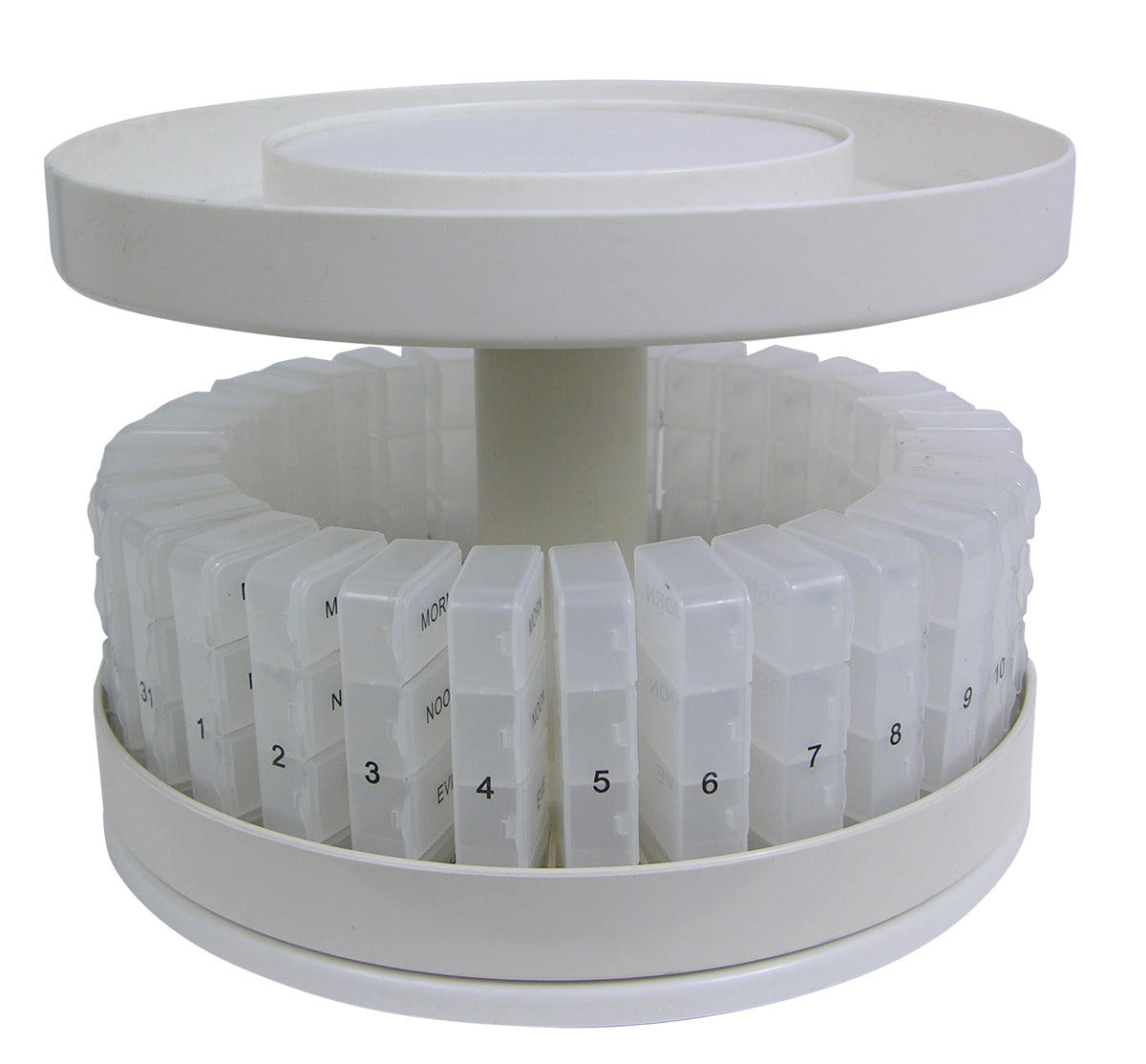 Revolving Medicine Center w/31 Daily Pill Compartments