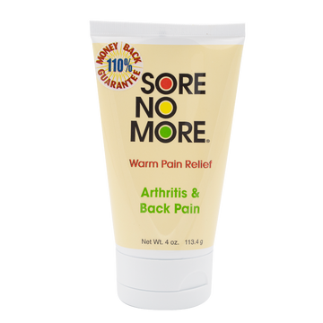 Sore No More® WARM Pain Relief Arthritis & Back Pain Flip-top Tube by Sombra