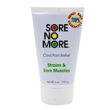 Sore No More® COOL Pain Relief Strains & Sore Muscles 4 oz. Flip-top Tube by Sombra