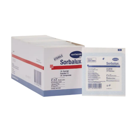 Sorbalux I.V. Sponge Pads 4"x4" 100 pck