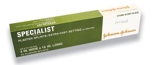 Specialist Plaster Splints X-Fast Setting 3"-4"x15" Bx/50