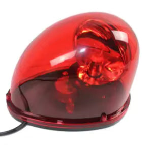 Tear Drop Dome Emergency Light Red