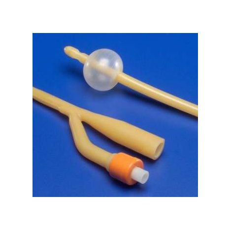 Dover Hydrogel Coated Latex 3-Way Foley Catheters Standard Tip